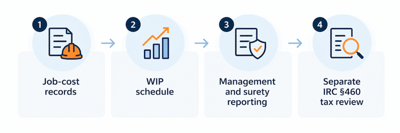 Four-Step Construction Reporting Process